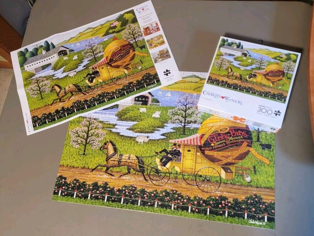 Charles Wysocki “THE PAPERBOYS” 300 Large Pieces Jigsaw Puzzle